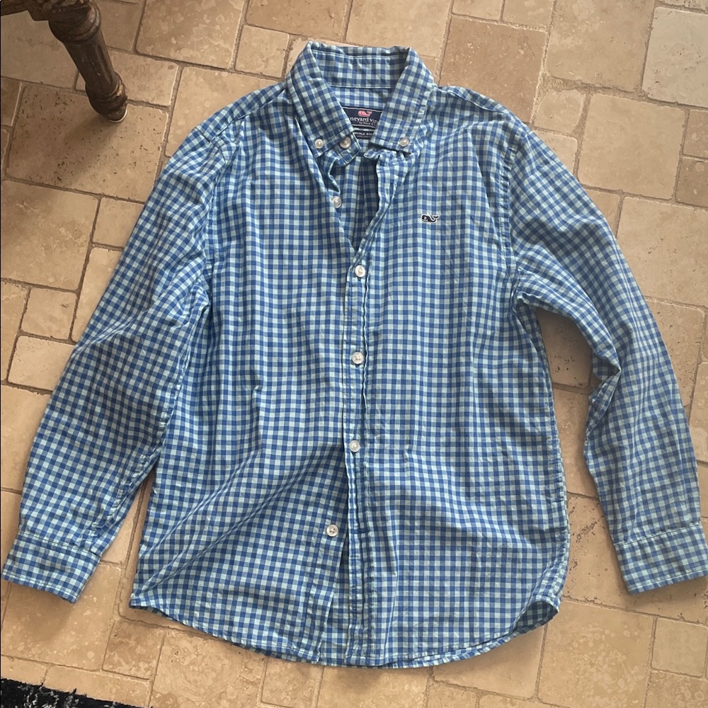 BUNDLE Vineyard Vines Boys SMALL 8-10 Shirt Lot Long Sleeve Dress Tops - Picture 10 of 10